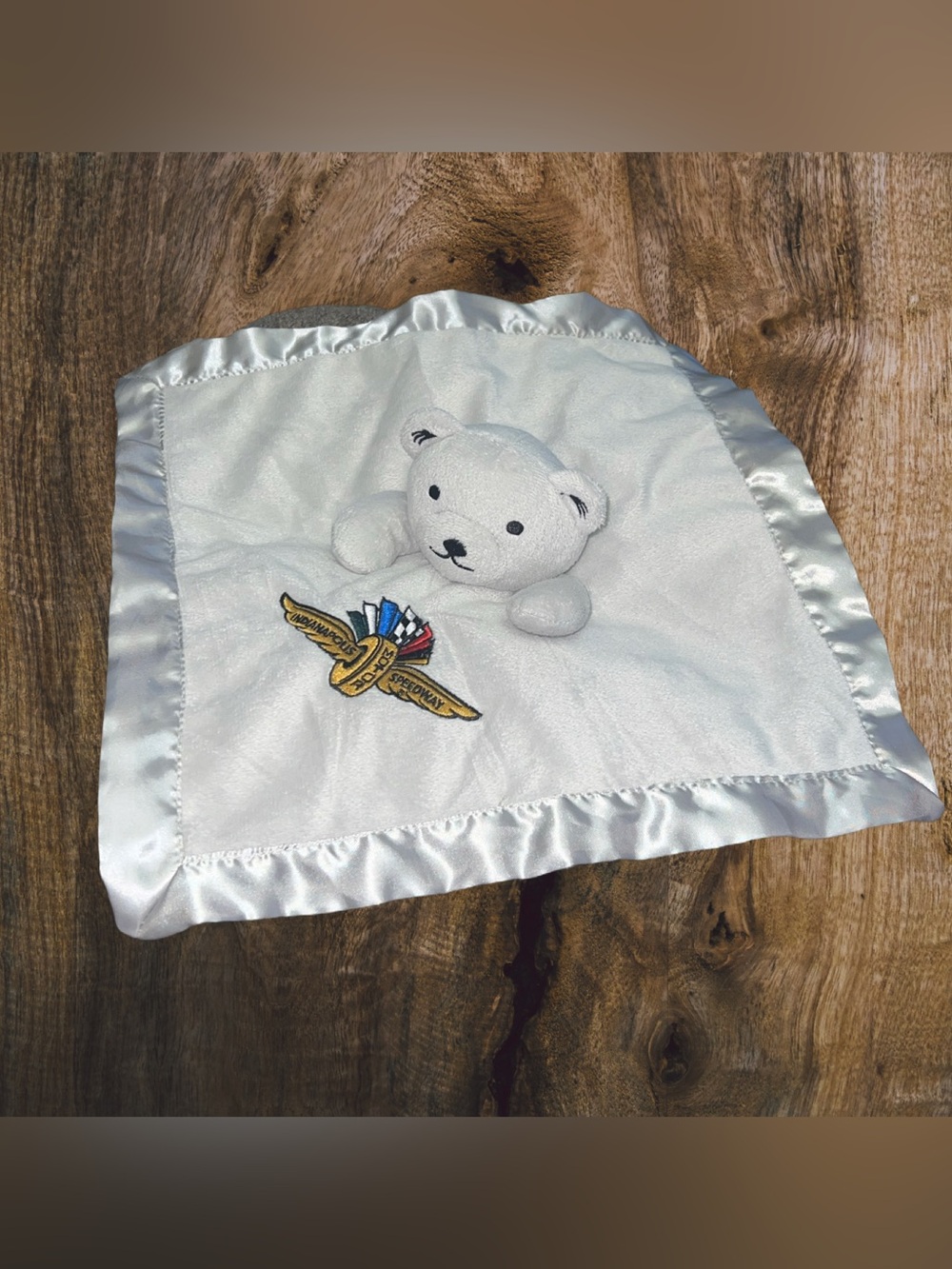 Baby Fanatic Indianapolis Motor Speedway Bear Security Blanket Lovey Bear